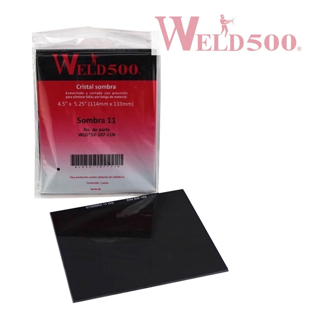 Cristal para Careta de Soldar Sombra 11 4.5" x 5.25"