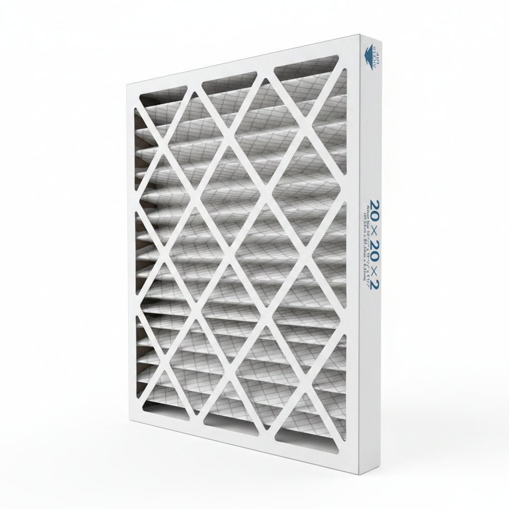 Filtro de Aire MERV 8 20x20x2 Plisado Alta Eficiencia HVAC