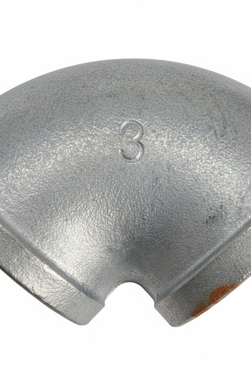 Codo de 90 Grados Galv. 3"