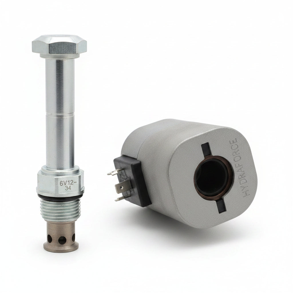 Válvula Solenoide Hidráulica 2/2 Sun Hydraulics 12V / 24V