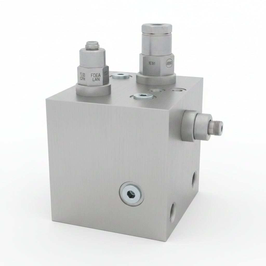 Válvula de Bloqueo Pilotada 1/2" – 3/4" Pilot Check Valve Hidráulica