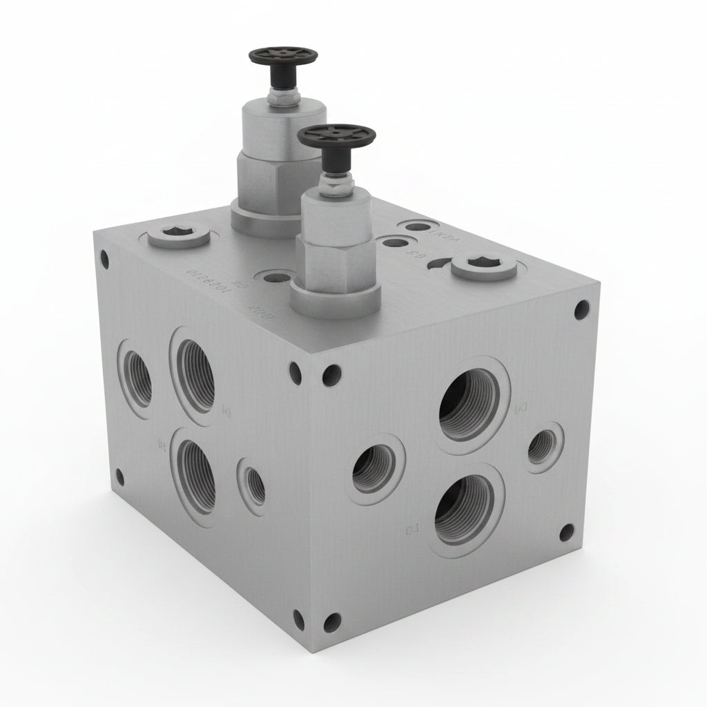 Válvula de Bloqueo Pilotada 1/2" – 3/4" Pilot Check Valve Hidráulica