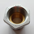 Reducción Bushing 2 1/2" a 2" MNPT a FNPT Hexagonal