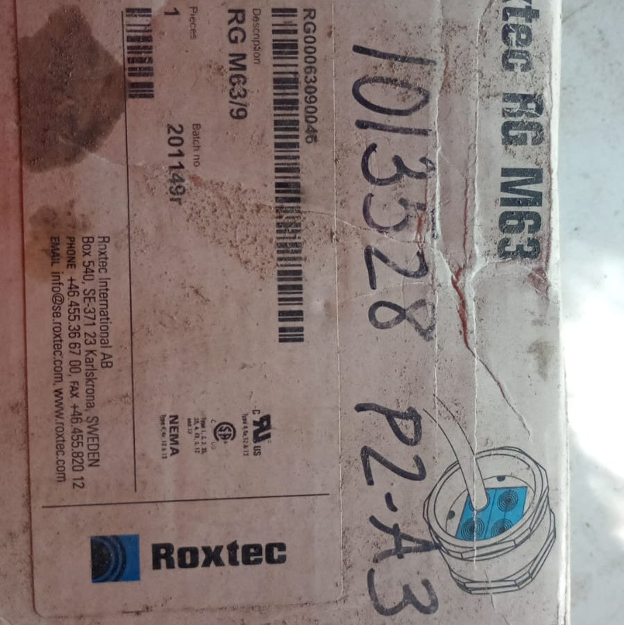 Pasacables Roxtec RG M63/9 Multidiámetro para 4 Cables IP66/67
