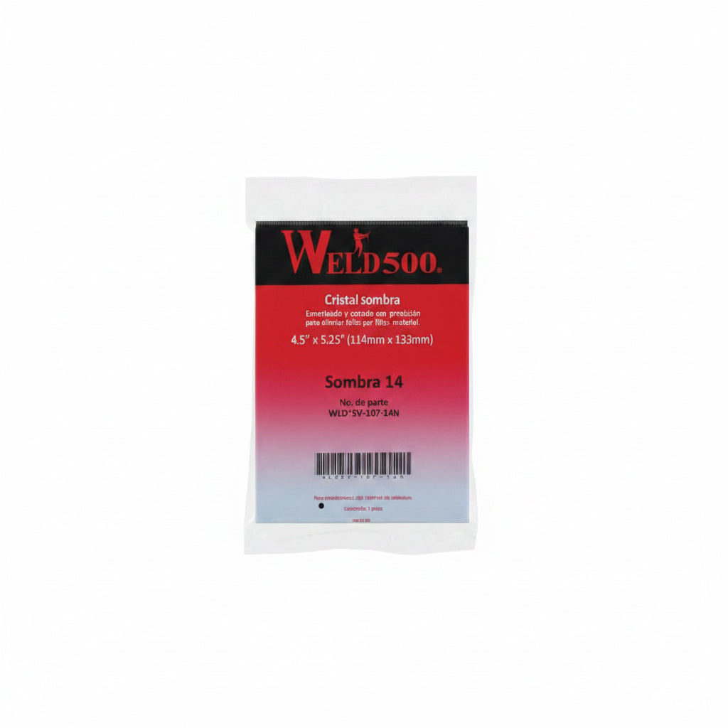 Cristal Sombra para Careta de Soldar 4.5" x 5.25" DIN EN 169