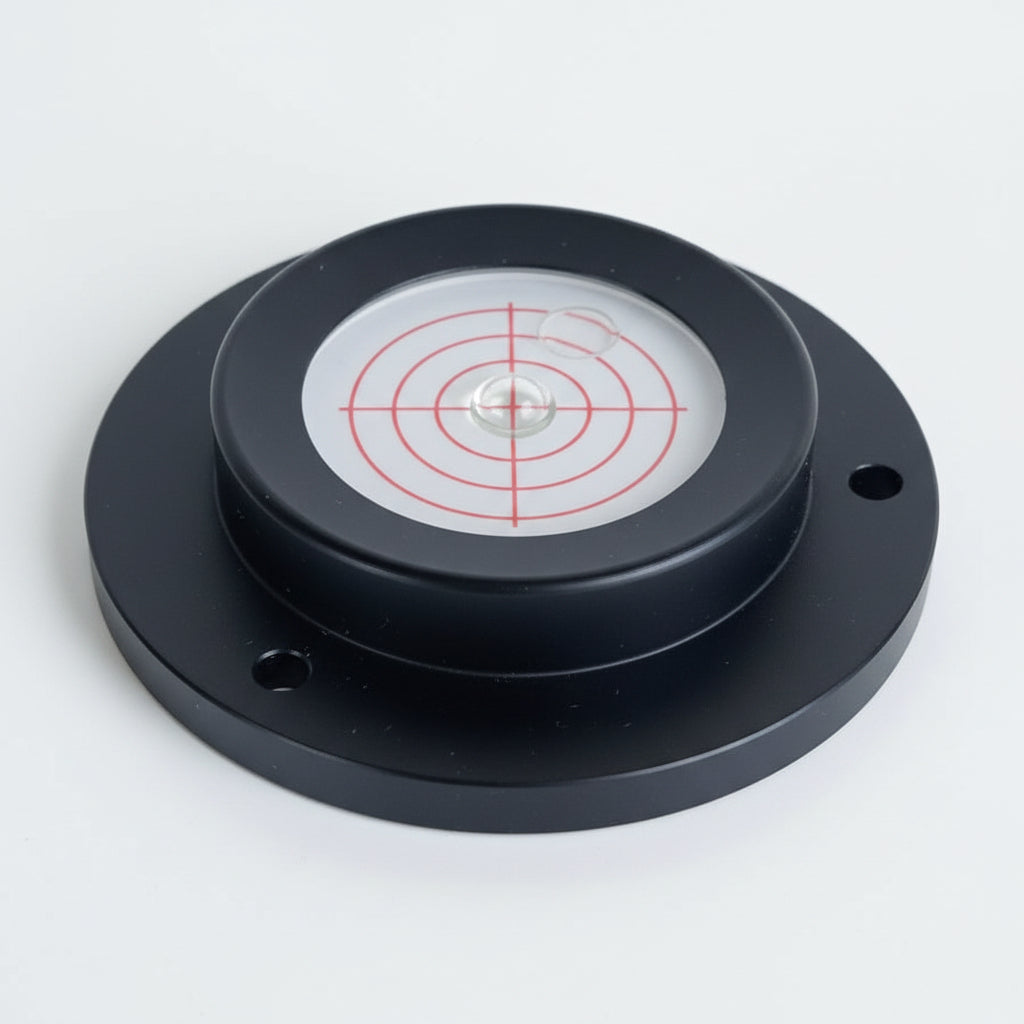 Nivel de Burbuja Circular 360° 40x10 mm con Brida