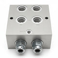 Bloque Manifold Hidráulico de Aluminio para Válvulas Serie 10
