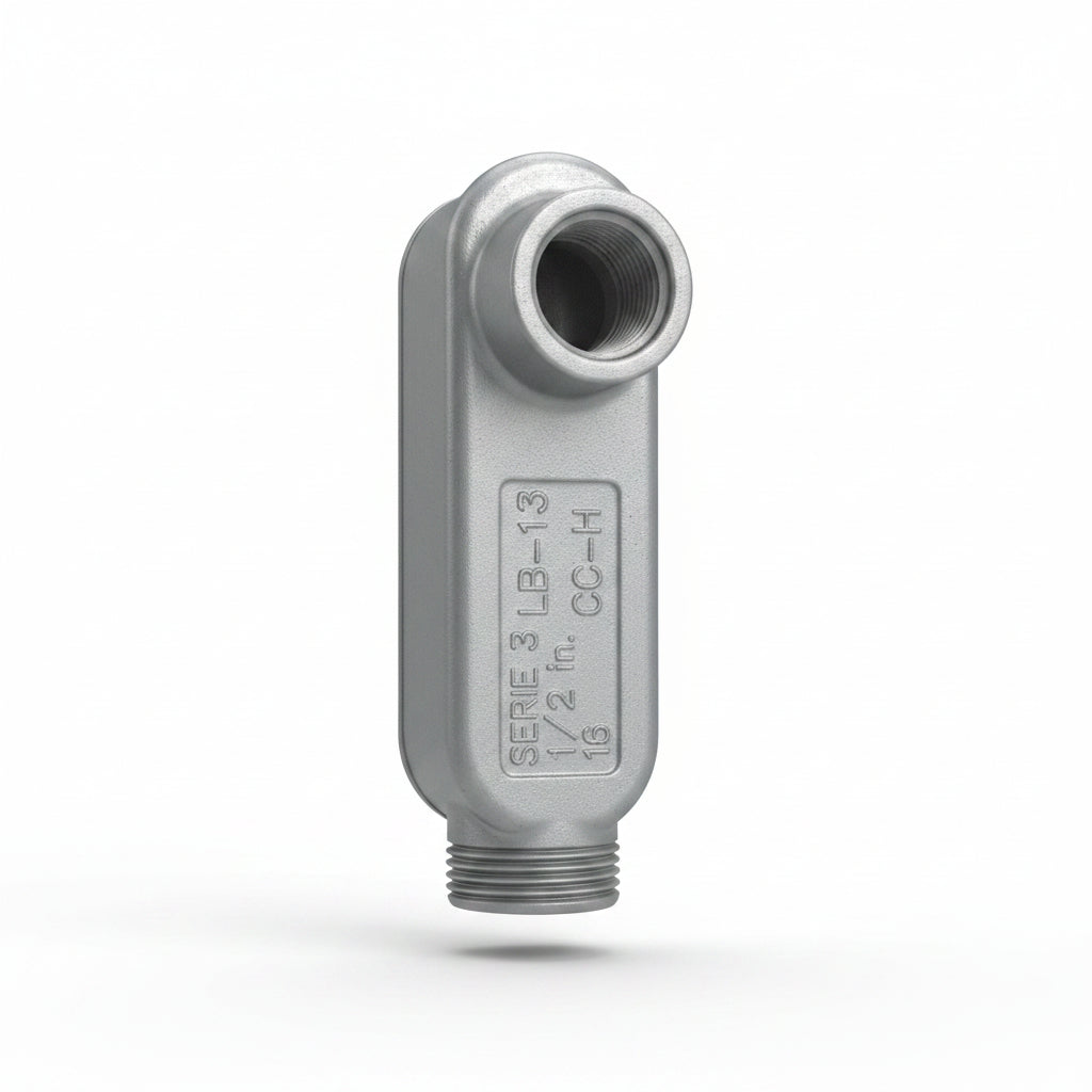 Cuerpo de Conducto Tipo LB 1/2" Eaton con Tapa Aluminio