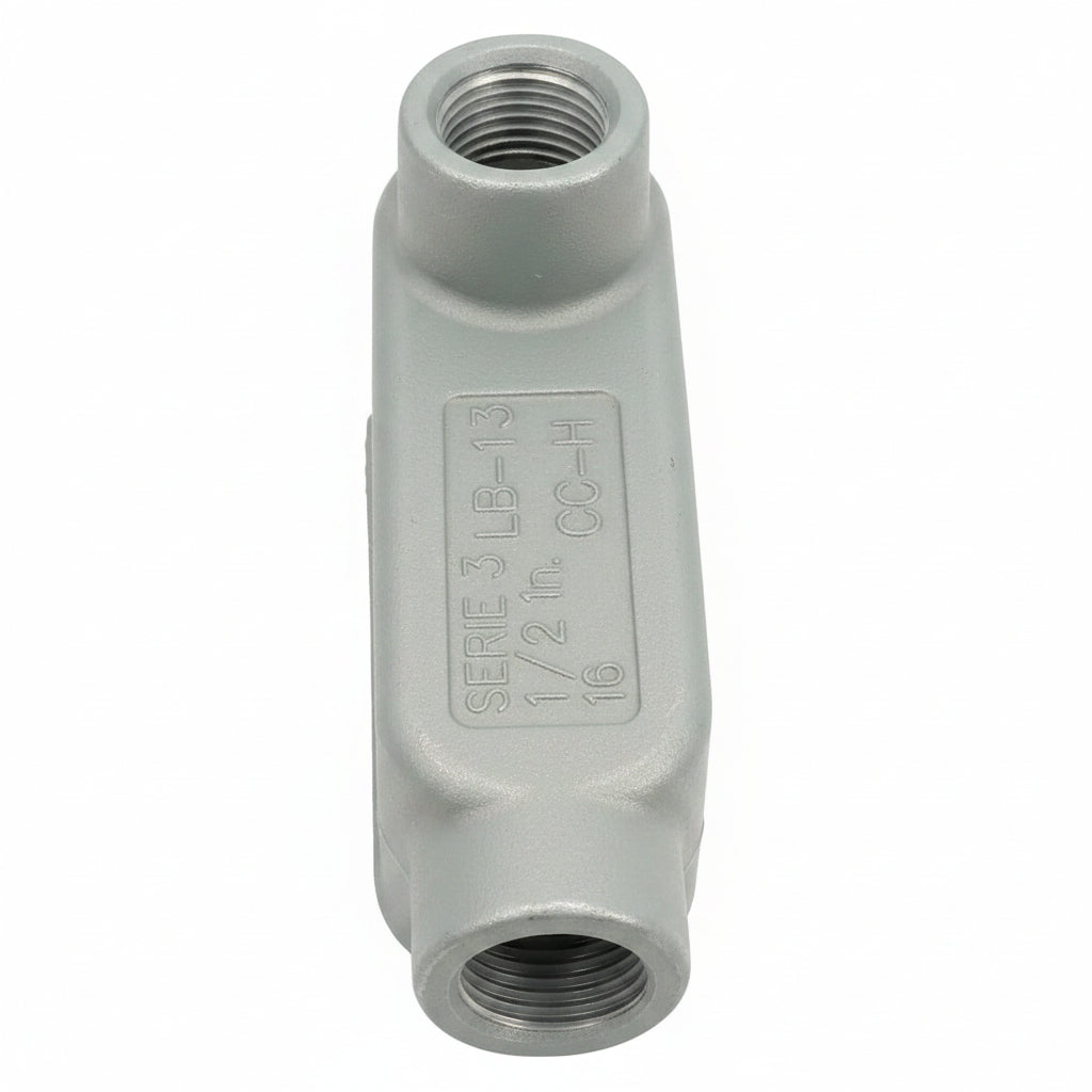 Cuerpo de Conducto Tipo LB 1/2" Eaton con Tapa Aluminio