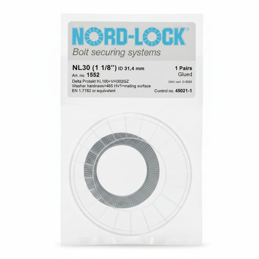 Arandelas de Seguridad Nord-Lock NL30 Wedge Locking 1-1/8"