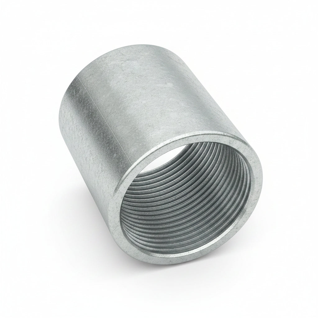 Cople de Acero Galvanizado 2" NPT Unión para Tubería