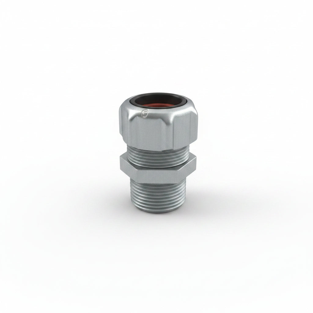 Conector Liquid-Tight 3/4" a 1/2" NPT Hermético Acero