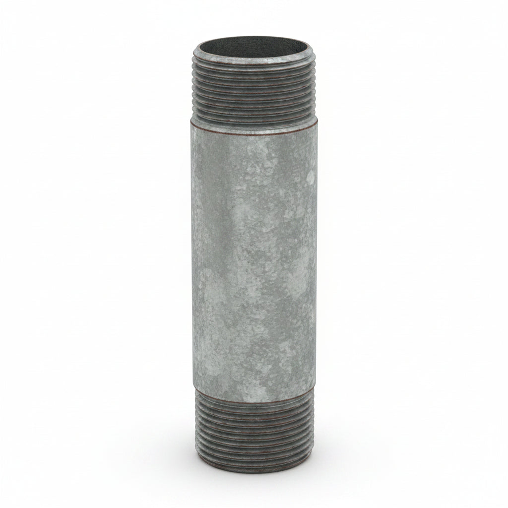 Niple de Acero Galvanizado 1 1/4" x 5" Rosca NPT