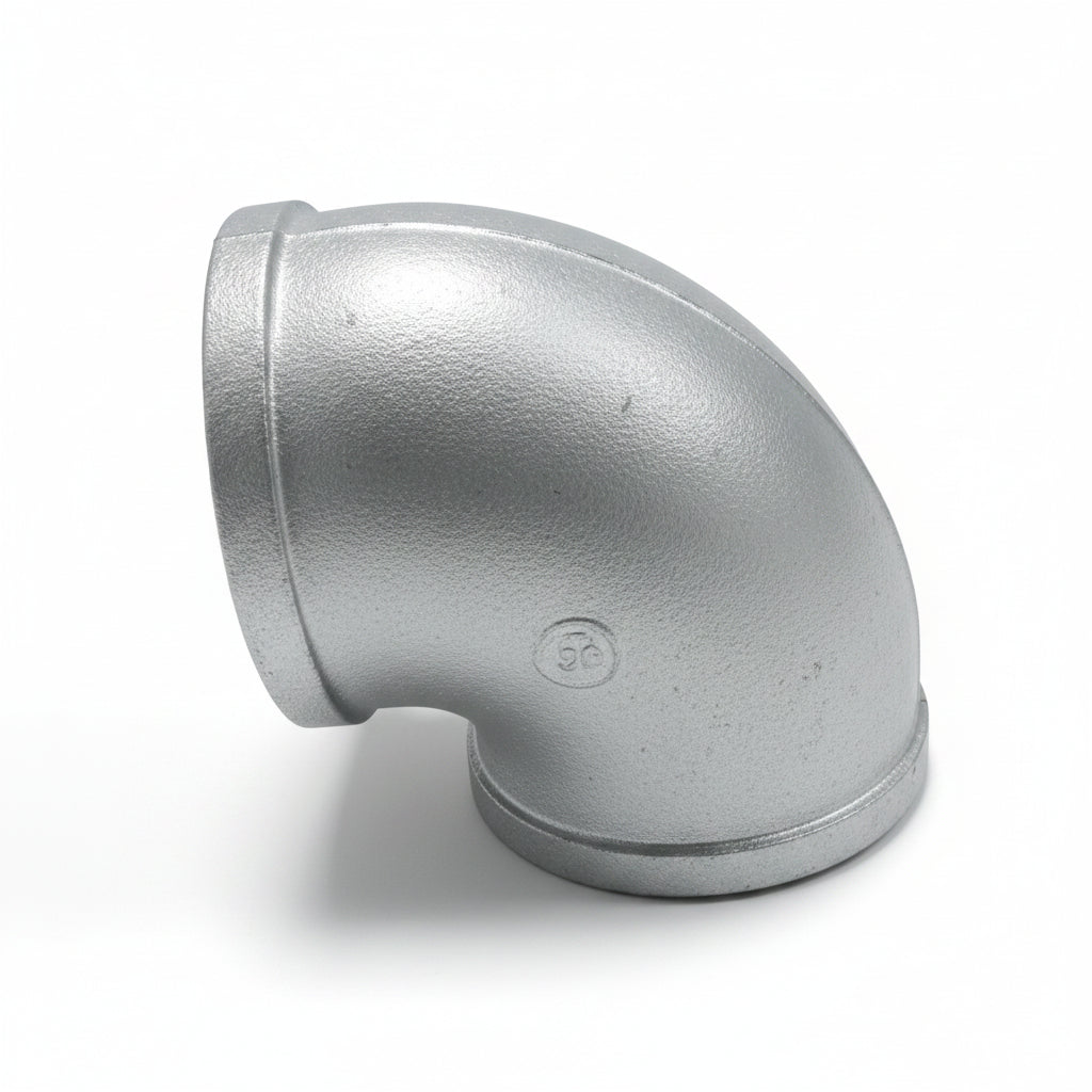 Codo de 90° Galvanizado 3" NPT Conexión de Tubería