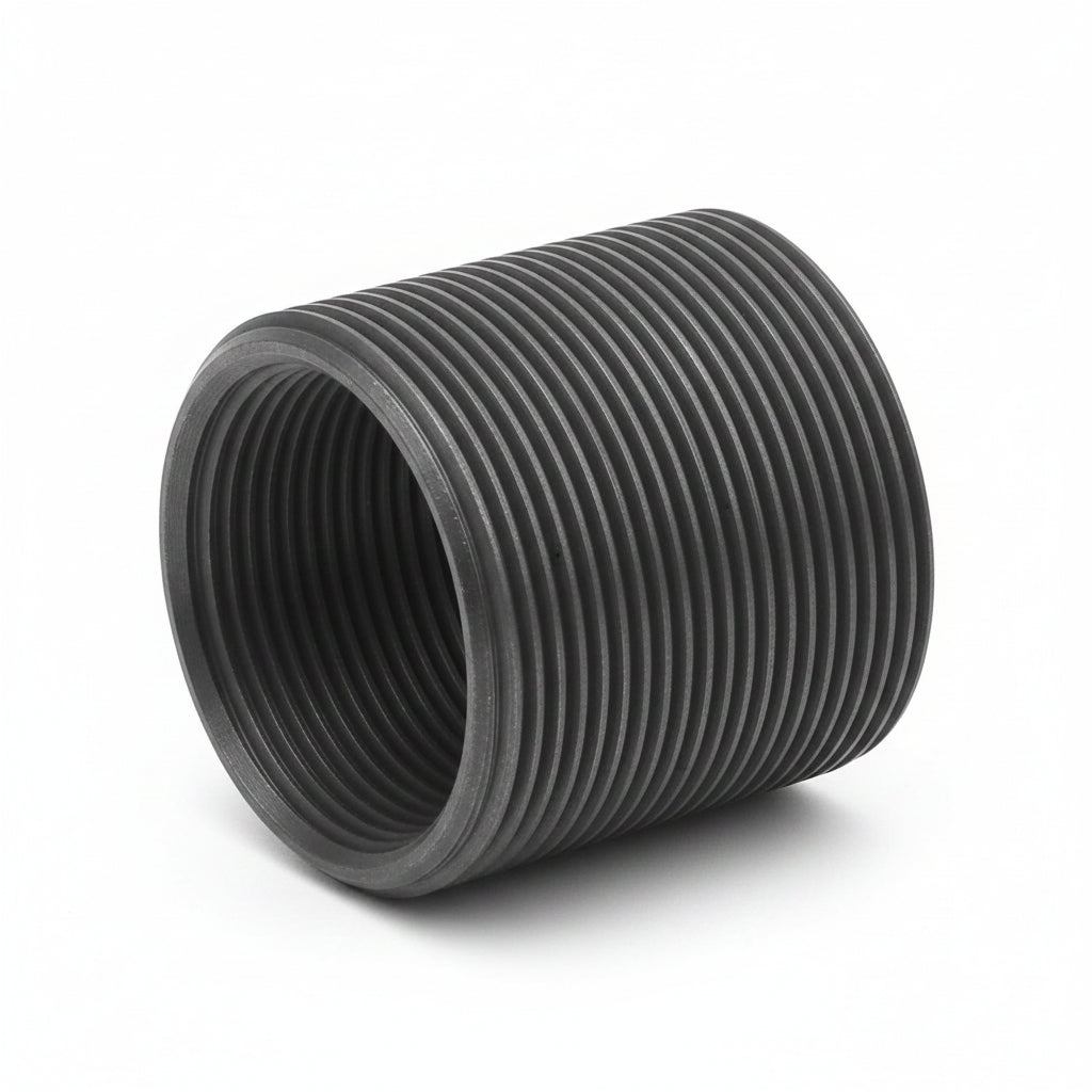 Niple Close de Acero Galvanizado 2" Rosca NPT Completa