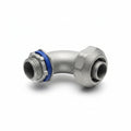 Conector Curvo 90° Liquid-Tight 1/2" Hermético para Conduit