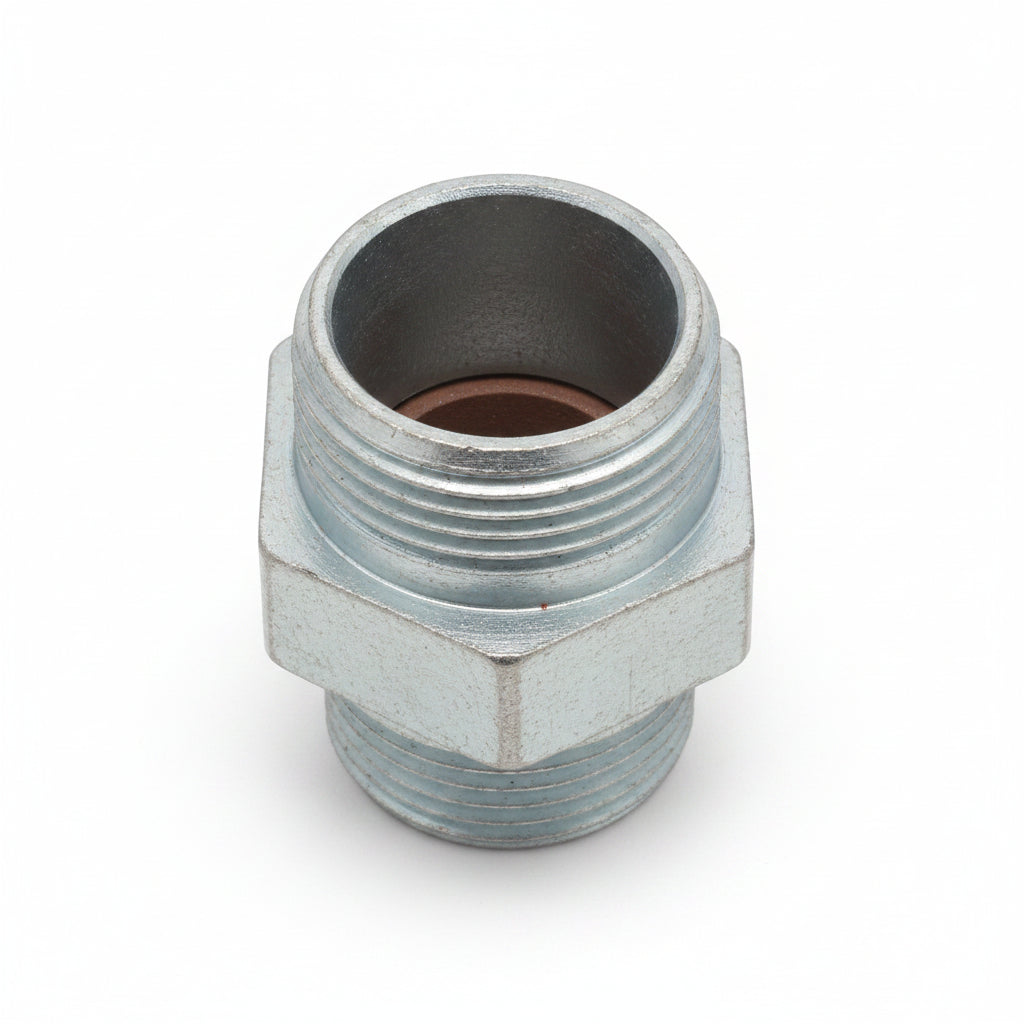 Conector Liquid-Tight Recto 1 1/4" a 1" NPT Reducción Hermética