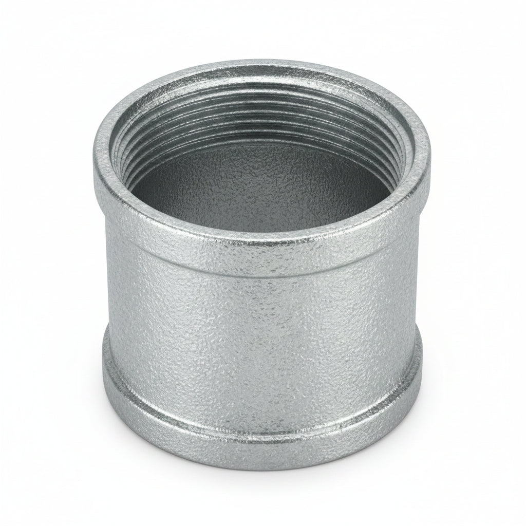 Cople de Acero Galvanizado 3" NPT Unión para Tubería