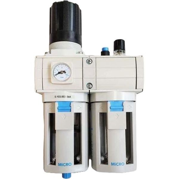 Unidad FRL Micro QBM4 1/2" para Aire Comprimido Industrial