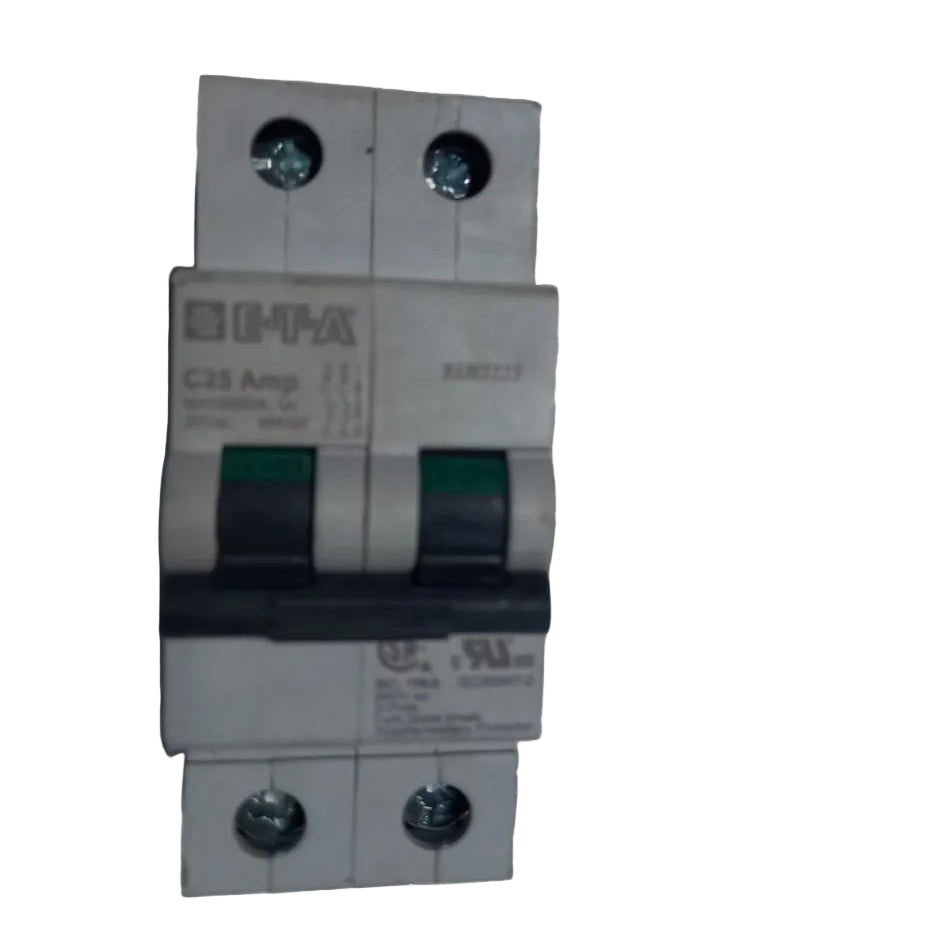 Interruptor Termomagnético E-T-A C25 2 Polos 480V Riel DIN