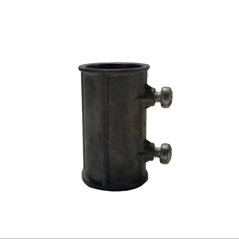 Cople EMT 3/4" Zinc Tipo Set-Screw Unión Tubo Conduit