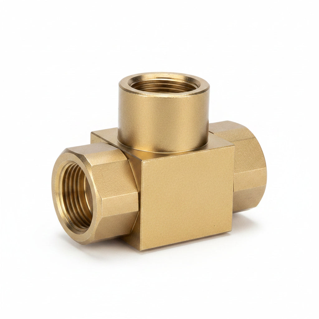 Válvula de Bola 3 Vías Gemels SAE #20 Alta Presión 5075 PSI