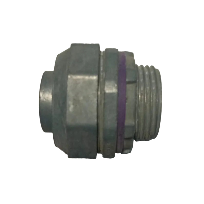 Conector Recto Metálico Hermético para Tubo Flexible