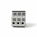 Portafusibles Wöhner AES 3x38 3 Polos 32A 690V
