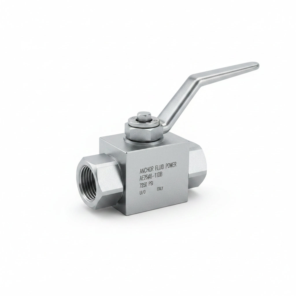 Válvula Anchor Fluid Power 2 Vías con Perilla 7250 PSI