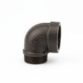 Codo 90° de Hierro Galvanizado 1 1/2" x 1"