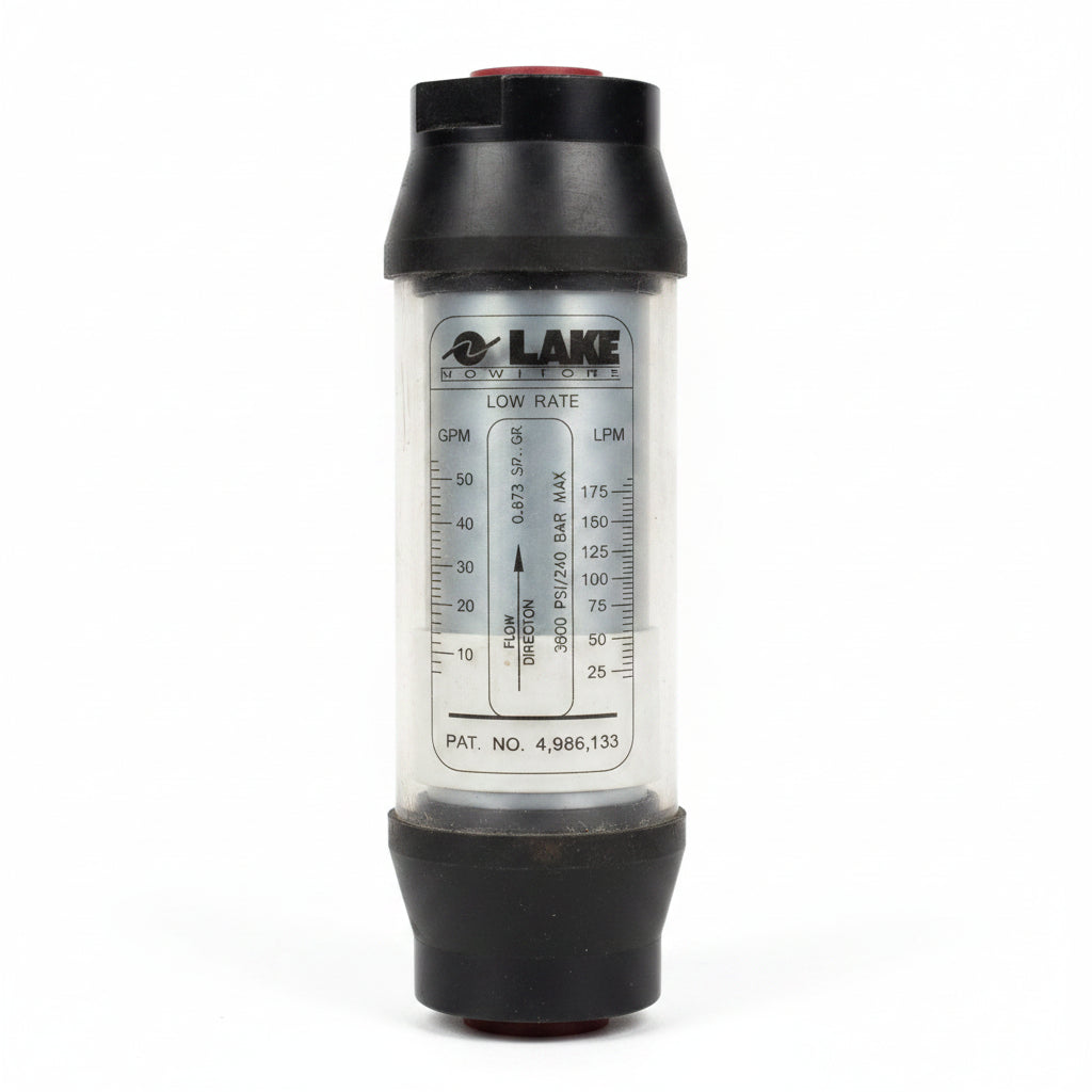 Medidor de Flujo Neumático Lake Monitors 1" NPT — 10-100 SCFM Aire y Gas